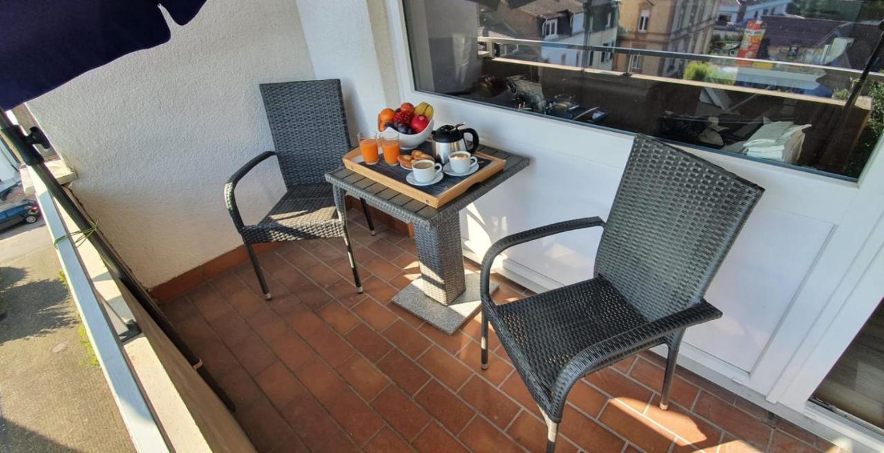 Appartement Schoenblick Stadtteil Bad Muenster Am Stein Ebernburg Bad Kreuznach Exterior foto